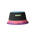 Popular Color Piping Camadas duplas Bucket Hat Chapéu de lazer Boonie (U0034 / 37)